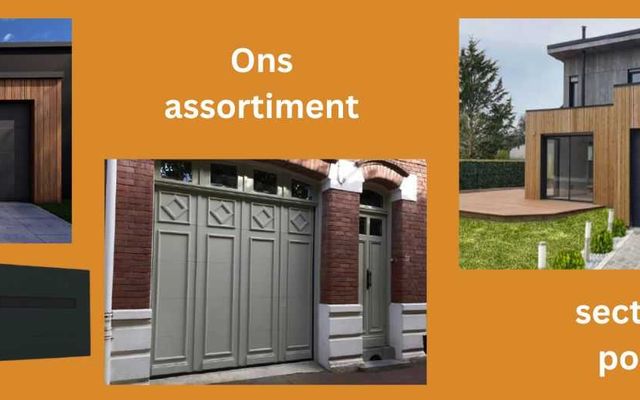 Sectionale poort op maat door Pyfferoen Heule